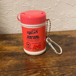 Wish Pink Sanitizing Hand Wipes with Aloe & Vitamin E